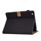 For iPad 4 / 3 / 2 Solid Color Tablet PC Universal Magnetic Horizontal Flip Leather Case with Card Slots & Holder(Black) - 4