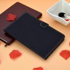 For iPad 4 / 3 / 2 Solid Color Tablet PC Universal Magnetic Horizontal Flip Leather Case with Card Slots & Holder(Black) - 7