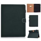 For iPad 4 / 3 / 2 Solid Color Tablet PC Universal Magnetic Horizontal Flip Leather Case with Card Slots & Holder(Green) - 1