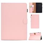 For Kindle Fire HD10 2015 / 2017 Solid Color Tablet PC Universal Magnetic Horizontal Flip Leather Case with Card Slots & Holder(Pink) - 1