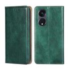 For OPPO Reno8 T 5G/A1 Pro 5G Gloss Oil Solid Color Magnetic Leather Phone Case(Green) - 1