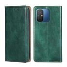For Xiaomi Redmi 12C 4G Gloss Oil Solid Color Magnetic Leather Phone Case(Green) - 1