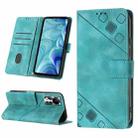 For Infinix Hot 11s NFC X6812B Skin-feel Embossed Leather Phone Case(Green) - 1