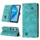 For Infinix Hot 20S / 20 Pro X6827 Skin-feel Embossed Leather Phone Case(Green) - 1