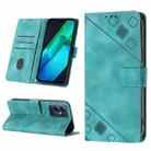 For Infinix Note 12i X6819 Skin-feel Embossed Leather Phone Case(Green) - 1