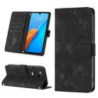 For Infinix Note 20 X676C Skin-feel Embossed Leather Phone Case(Black) - 1