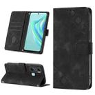 For Infinix Note 20i X665E Skin-feel Embossed Leather Phone Case(Black) - 1
