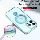 For iPhone 13 360 Degree Rotation Holder MagSafe Magnetic Phone Case(Light Blue) - 5