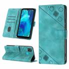 For Tecno Pop 5 Go Skin-feel Embossed Leather Phone Case(Green) - 1