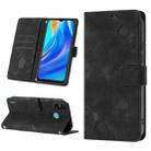 For Tecno Spark Go 2021 Skin-feel Embossed Leather Phone Case(Black) - 1