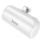 hoco J106 5000mAh USB-C/Type-C Interface Mini Power Bank with Stand(White) - 1