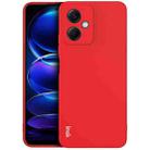 For Xiaomi Redmi Note 12 5G China IMAK UC-4 Series Straight Edge TPU Soft Phone Case(Red) - 1