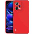 For Xiaomi Redmi Note 12 Pro 5G China / India IMAK UC-4 Series Straight Edge TPU Soft Phone Case(Red) - 1