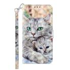 For Xiaomi Redmi Note 12 Pro 5G Global 3D Painted Leather Phone Case(Two Loving Cats) - 2