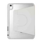 2 in 1 Acrylic Split Rotating Leather Tablet Case For iPad 10.2 2021 / 2020 / 2019(Grey) - 3