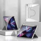 2 in 1 Acrylic Split Rotating Leather Tablet Case For iPad mini 6(Grey) - 1