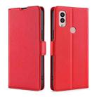 For Kyocera Android One S10 Ultra-thin Voltage Side Buckle Horizontal Flip Leather Phone Case(Red) - 1