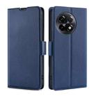 For OnePlus Ace 2/11R Ultra-thin Voltage Side Buckle Horizontal Flip Leather Phone Case(Blue) - 1