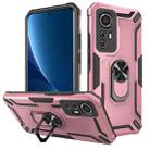 For Xiaomi 12 Warship Armor 2 in 1 Shockproof Phone Case(Rose Gold) - 1