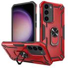 For Samsung Galaxy S23 5G Warship Armor 2 in 1 Shockproof Phone Case(Red) - 1