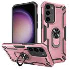 For Samsung Galaxy S23+ 5G Warship Armor 2 in 1 Shockproof Phone Case(Rose Gold) - 1