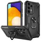 For Samsung Galaxy A52 5G / 4G Warship Armor 2 in 1 Shockproof Phone Case(Black) - 1
