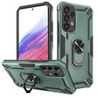 For Samsung Galaxy A53 5G Warship Armor 2 in 1 Shockproof Phone Case(Dark Green) - 1