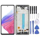 OLED 6.48inch LCD Screen for Samsung Galaxy A53 5G SM-A536 Digitizer Full Assembly with Frame(Black) - 1