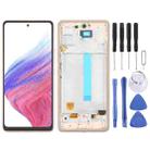 For Samsung Galaxy A53 5G SM-A536 6.48 inch OLED LCD Screen Digitizer Full Assembly with Frame (Gold) - 1