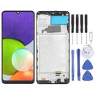 For Samsung Galaxy A22 4G SM-A225 OLED LCD Screen for Digitizer Full Assembly with Frame - 1