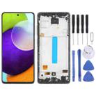 For Samsung Galaxy A52 4G SM-A525 6.43 inch OLED LCD Screen Digitizer Full Assembly with Frame(Black) - 1