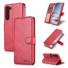 For Samsung Galaxy S23 5G AZNS Calf Texture Horizontal Flip Leather Phone Case(Red) - 1