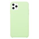 For iPhone 11 Pro Solid Color Solid Silicone  Shockproof Case(Mint Green) - 1