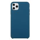 For iPhone 11 Pro Solid Color Solid Silicone  Shockproof Case(Xingyu Blue) - 1