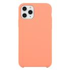 For iPhone 11 Pro Solid Color Solid Silicone  Shockproof Case (New Pink) - 1