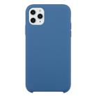 For iPhone 11 Pro Solid Color Solid Silicone  Shockproof Case (Ice Blue) - 1