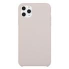 For iPhone 11 Pro Solid Color Solid Silicone  Shockproof Case(Lavender Purple) - 1