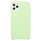 For iPhone 11 Pro Max Solid Color Solid Silicone  Shockproof Case(Mint Green) - 1