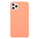 For iPhone 11 Pro Max Solid Color Solid Silicone  Shockproof Case(Begonia) - 1