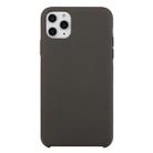 For iPhone 11 Pro Max Solid Color Solid Silicone  Shockproof Case(Cocoa) - 1