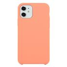 For iPhone 11 Pure Color Solid Silicone  Shockproof Case (New Pink) - 1