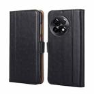 For OnePlus Ace 2/11R Ostrich Texture Flip Leather Phone Case(Black) - 1