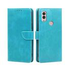 For Kyocera Android One S10 Calf Texture Buckle Flip Leather Phone Case(Light Blue) - 1