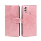 For Kyocera Android One S10 Calf Texture Buckle Flip Leather Phone Case(Rose Gold) - 1