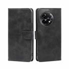 For OnePlus Ace 2/11R Calf Texture Buckle Flip Leather Phone Case(Black) - 1