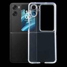 For OPPO Find N2 Flip 0.75mm Ultra-thin Transparent TPU Phone Case - 1