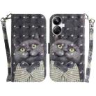 For Realme 10 Pro+ 3D Colored Horizontal Flip Leather Phone Case(Hug Cat) - 1