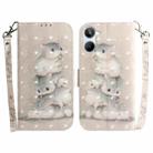 For Realme 10 4G 3D Colored Horizontal Flip Leather Phone Case(Squirrels) - 1