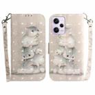 For Xiaomi Redmi Note 12 Pro 5G 3D Colored Horizontal Flip Leather Phone Case(Squirrels) - 1
