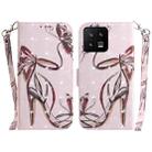 For Xiaomi 13 5G 3D Colored Horizontal Flip Leather Phone Case(Butterfly High-heeled) - 1
